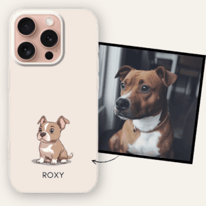 Exemple de coque Huawei personnalisée MystunningPets avec portrait d'animal